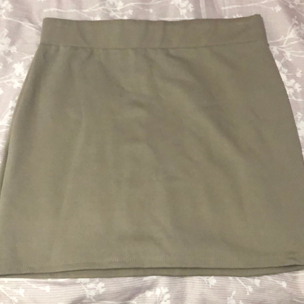Green midi Skirt